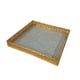 thumbnail image 1 of Bandeja De Vidrio Dorado Decorativa Servir Elegante, 1 of 2