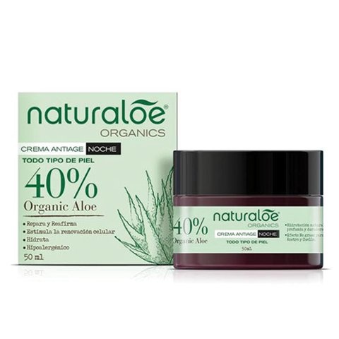 Crema Facial Antiedad Noche 50 Ml, Naturaloe