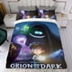 thumbnail image 4 of Orion y la Oscuridad Conjunto de sábanas temático, trío de piezas, cómodo y amigable con la piel, diseño único, regalo de decoración para el hogar para familiares, amigos y fans, 90 cm * 190 cm, 4 of 6