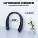 thumbnail image 2 of Ventilador de cuello Morelax, recargable por USB, sin aspas, 4000 mAh, 3 velocidades, 2 of 8