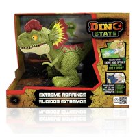 Dino State - Dinosaurio Verde Con Vapor, Movimiento Y Luz