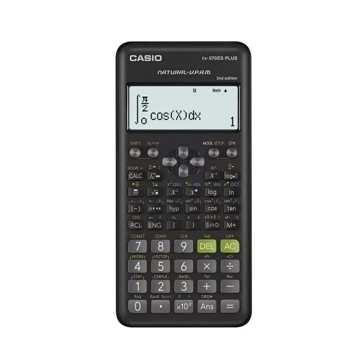 Calculadora Casio Cientifica Fx-570 Es Plus Negro