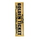 thumbnail image 1 of Marcapáginas Golden Ticket 3D dorado, 1 of 2
