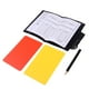 thumbnail image 1 of Fútbol Fútbol Árbiles Billetera Cuaderno Cuaderno Puntuación Rojo Amarillo Tarjeta Conjunto Lápiz, 1 of 3
