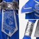 thumbnail image 5 of Disfraz de ninja para niños Spooktacular Creations, azul y plateado, M 8-10, 5 of 6
