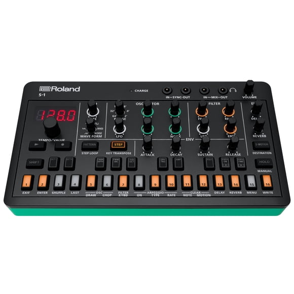 Sintetizador Roland Tweak S-1 con secuenciador de 64 pasos y USB-C