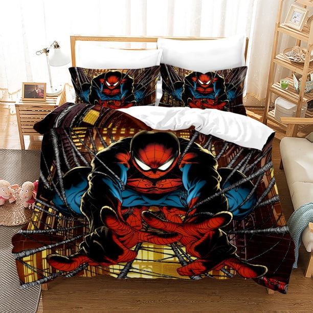MARVEL Spider-ManNo way Home Duvet Cover Bedding Set Pillowcase US Size3-Piece Bedding Set