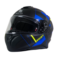 Mt Helmets - Casco Para Moto Mt Targo Veneris A1 Azul Mate Xl