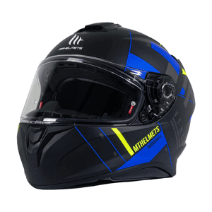 Mt Helmets - Casco Para Moto Mt Targo Veneris A1 Azul Mate L