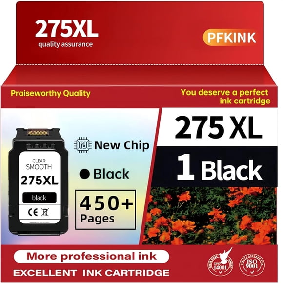 Cartucho De Tinta Negro 275xl De Alto Rendimiento Para Canon