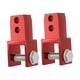 thumbnail image 1 of 2 piezas Dispositivo de elevación Almohadilla Amortiguador de extensión de altura con tornillos Piezas de repuesto universales Amortiguador trasero de Rojo, 1 of 5