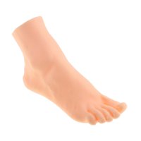 Magideal - Modelo De Pie Media Corta Pulsera De Tobillo Móvil Suave, Soporte Para Exhibición De Joyería Exhibición De Calcetines De Pie Para Accesorios De Pintur Hombre Derecha