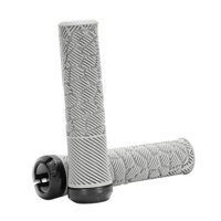 Magideal - 2X Puños De Manillar De Bicicleta Universales Para Bicicletas De Montaña Y Carretera, Accesorios De Conducción Con Absorción De Impactos, Puños De Man Gris