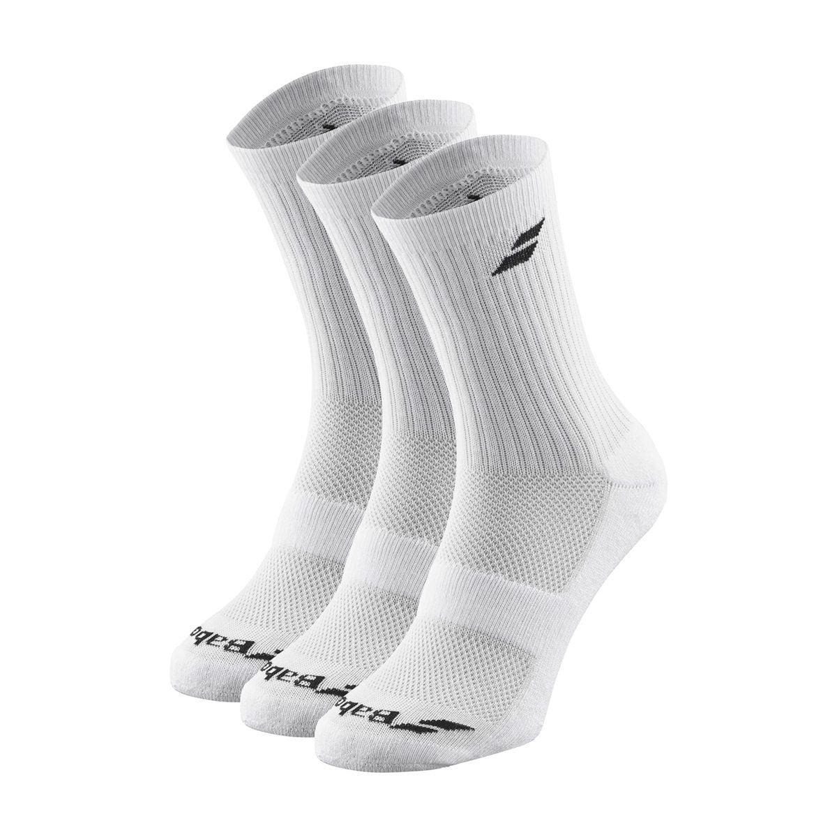 Calcetin Babolat Largo Blanco - 3 Pares Tenis Padel