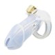 thumbnail image 2 of Dispositivo De Castidad Con Bloqueo De Silicona Para Hombres Masculinos Con Anillos De 5 Tama?os Y Cierre Transparente, 2 of 5