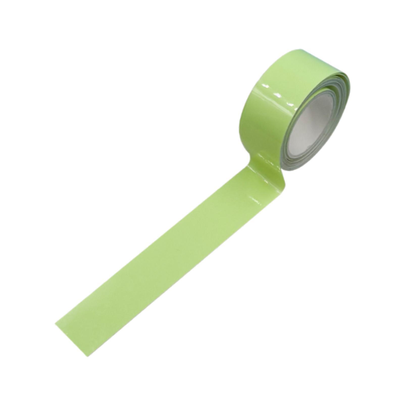 Magideal - Cinta Fluorescente, Cinta Reflectante Verde De Alto Brillo, Cinta Luminosa, Cintas De Advertencia Para Señales De Salida De Emergencia En Exteriores.