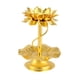thumbnail image 1 of Portavelas De Loto Decorativo 4 Pulgadas, 1 of 3