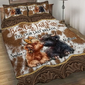 Milsleep - Desde Nuestro Primer Beso Hasta Nuestro Último Aliento - Juego De Edredón Personalizado