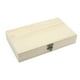 thumbnail image 3 of Caja De Madera Natural Con Tapa Abatible Cierre Frontal Caja De Recuerdo Caja De Madera Lisa L, 3 of 5