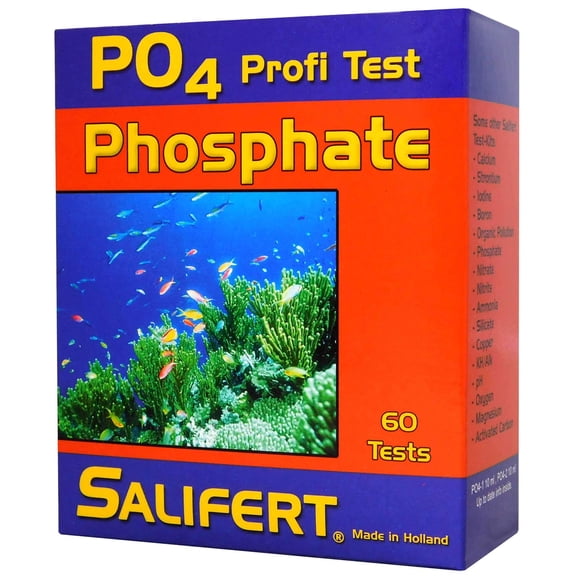 Kit de Prueba de Fosfatos Salifert con Comparador de Color Preciso