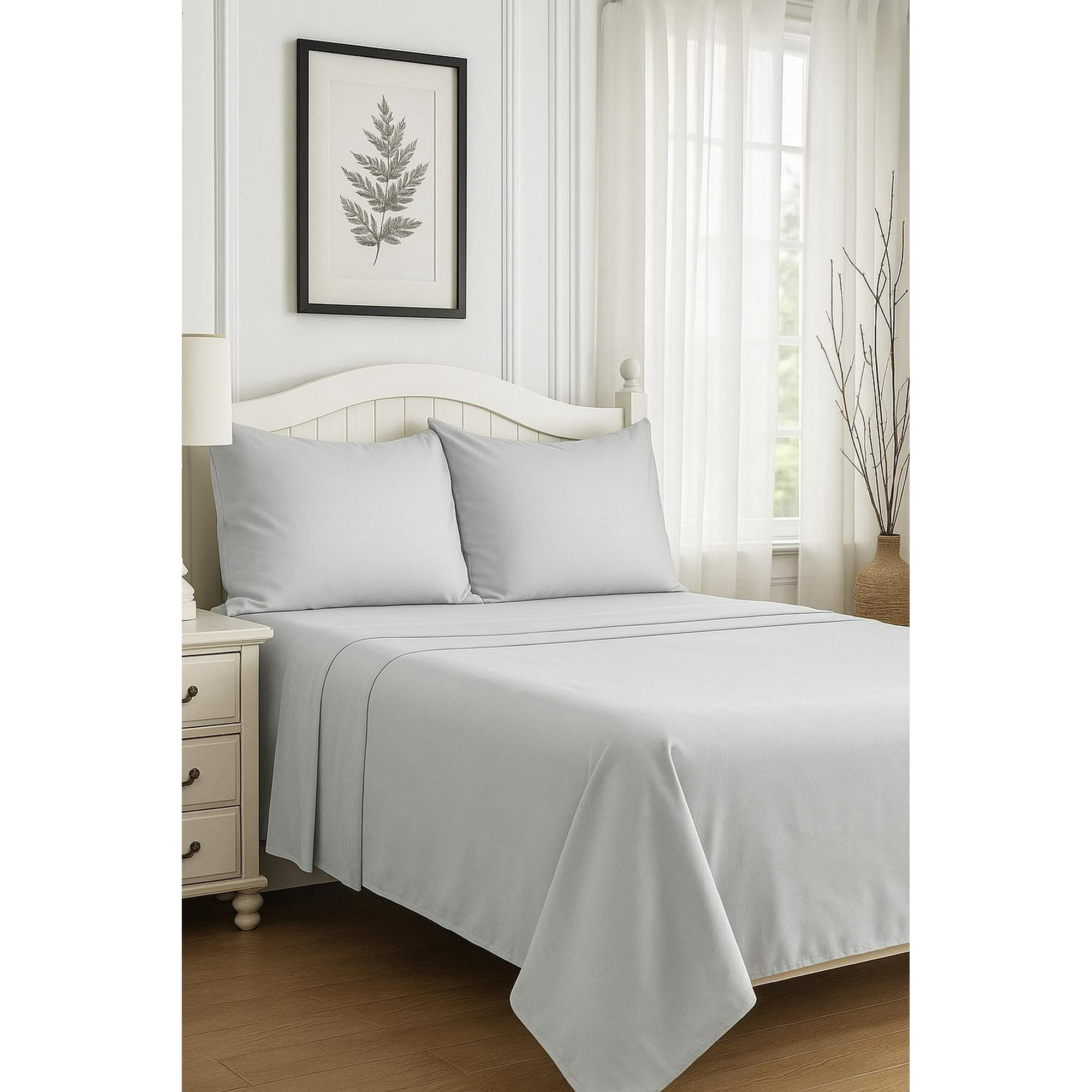 Clems - Juego De Sabanas King Gris King