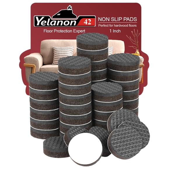 Protectores antideslizantes para muebles Yelanon, 42 piezas, para patas de muebles