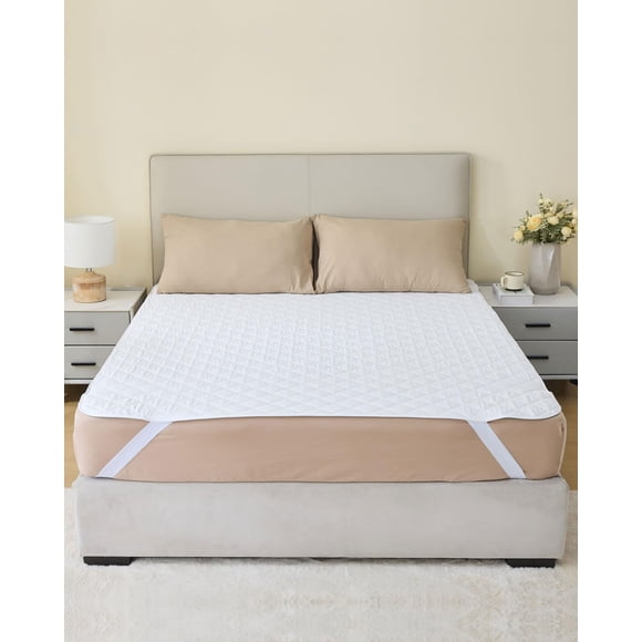 Funda de colchón KANECH 152 × 191 cm Lavable e impermeable