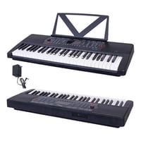 Ark - Teclado Musical 54 Teclas -336Electrónico Negro