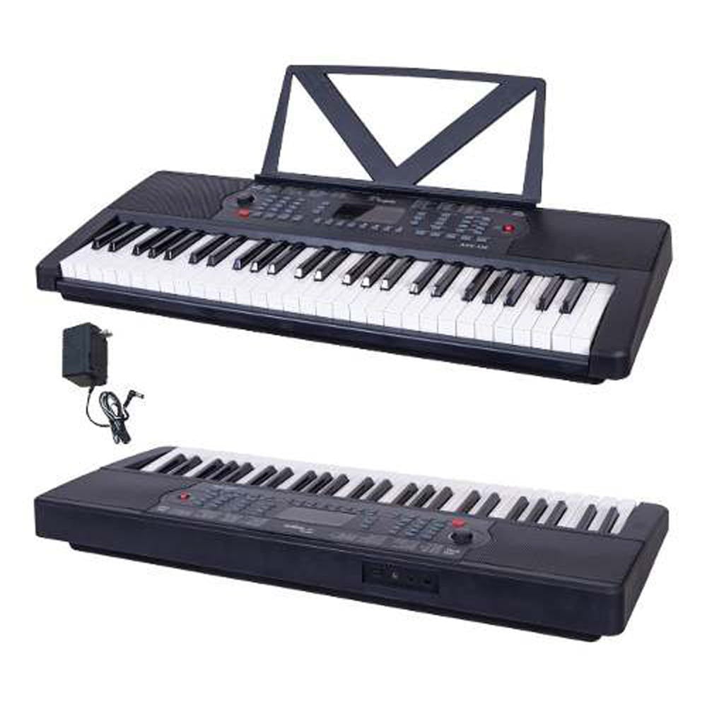 Ark - Teclado Musical 54 Teclas -336electrónico Negro
