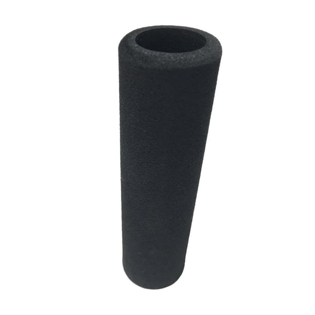 Empuñadura de tubo de espuma, cubierta de mango de espuma, reemplazo cómodo, negro para empuñadura de manillar de tubo de 22mm, empuñadura de espuma p