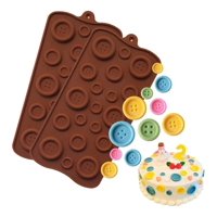 Genérico - Pack X2 Moldes Para Chocolates Moldes Chocolates Botones