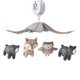 thumbnail image 3 of Crib Mobile Lambs & Ivy Woodland Forest Gris/Tan con música, 3 of 6