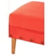 thumbnail image 2 of Poufs Provenza Tachas Felpa 04 Rojo, 2 of 5