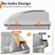 thumbnail image 2 of Caja de arena AIPERRO XL 58 × 38 × 28 cm (2 unidades) Blanco marfil, 2 of 8