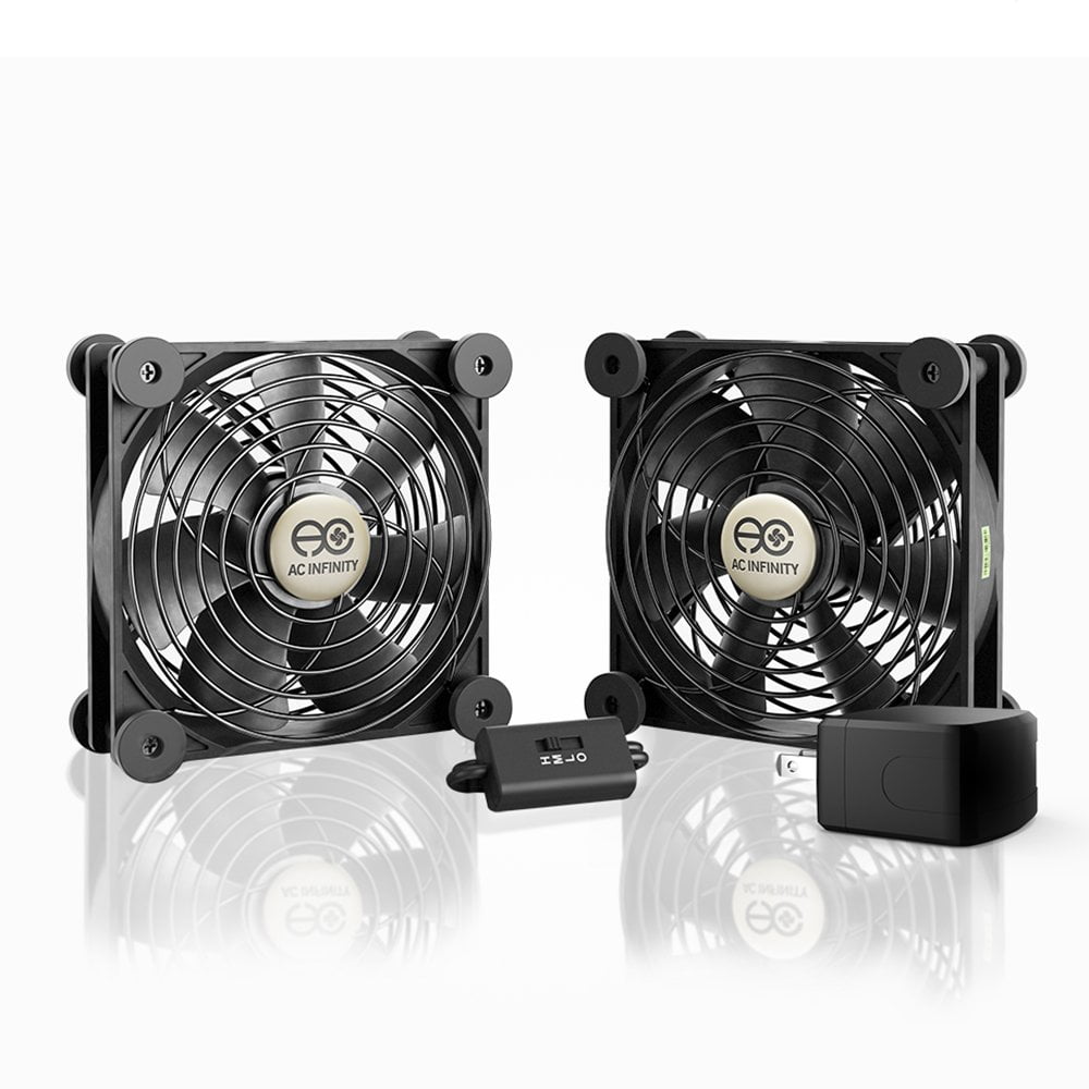 Ventilador Ac Infinity Multifan S7-p Dual De 120 Mm Con Control De Velocidad