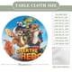 thumbnail image 2 of Vecinos invasores-theme Fitted Round Tablecloths Elastic Edged Table Covers Waterproof Table Cloth for Kitchen Holiday Party Tables Decor 150cm, 2 of 6