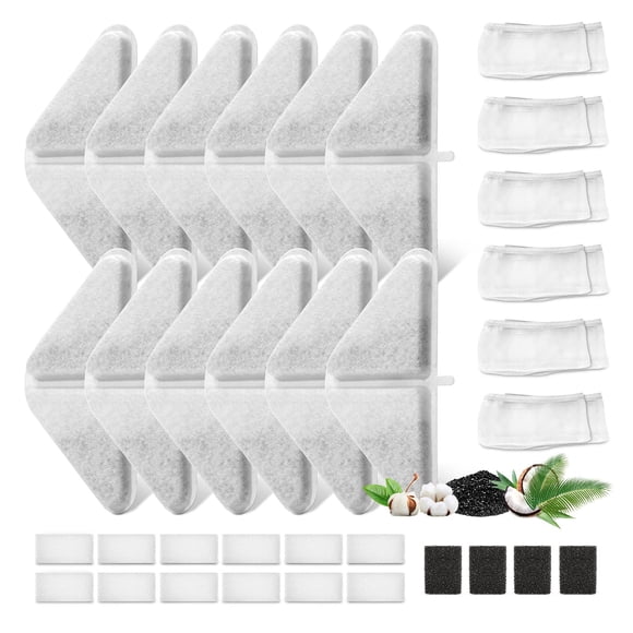 Filtro de agua GISOFIK 7L paquete de 12 unidades con filtración de 5 capas