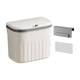 thumbnail image 2 of Contenedor De Basura Montado En La Pared Contenedor De Compost De Cocina Para Camping Baño Dormitorio Blanco 8.5L, 2 of 5