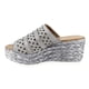 thumbnail image 3 of Sandalia Exs Cuero Troquelada Gris, 3 of 5