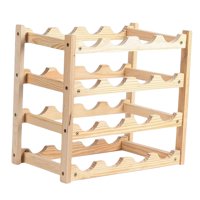 Bothyi - Soporte Para Estante De Vino, Organizador De Copa De Vino, Soporte Para Gabinete, Hogar, 4 Capas