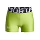 thumbnail image 1 of Shorty Under Armour HeatGear para niñas, talla X-Small, color verde y blanco, 1 of 1