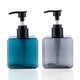 thumbnail image 1 of Paquete de 2 botellas dispensadoras de 250 ml, rellenables, de plástico, para loción, jabón y champú., 1 of 5