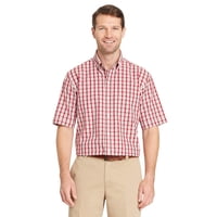 Camisa Arrow Hamilton De Popelina De Manga Corta Para Hombre Ruibarb L