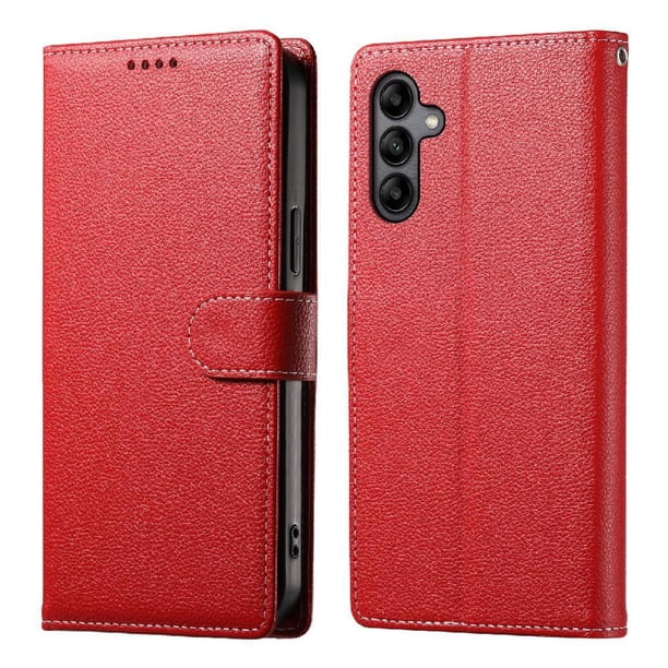 Funda para FOXDOCK Samsung Galaxy A05s– Cuero Premium, 3 ranuras para tarjetas, Protección contra impactos