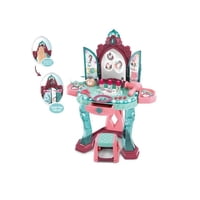 Genérico - Tocador Princesa Juguete Con Sensor, Luz Y Musica, Banquito