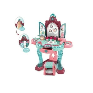 Genérico - Tocador Princesa Juguete Con Sensor, Luz Y Musica, Banquito