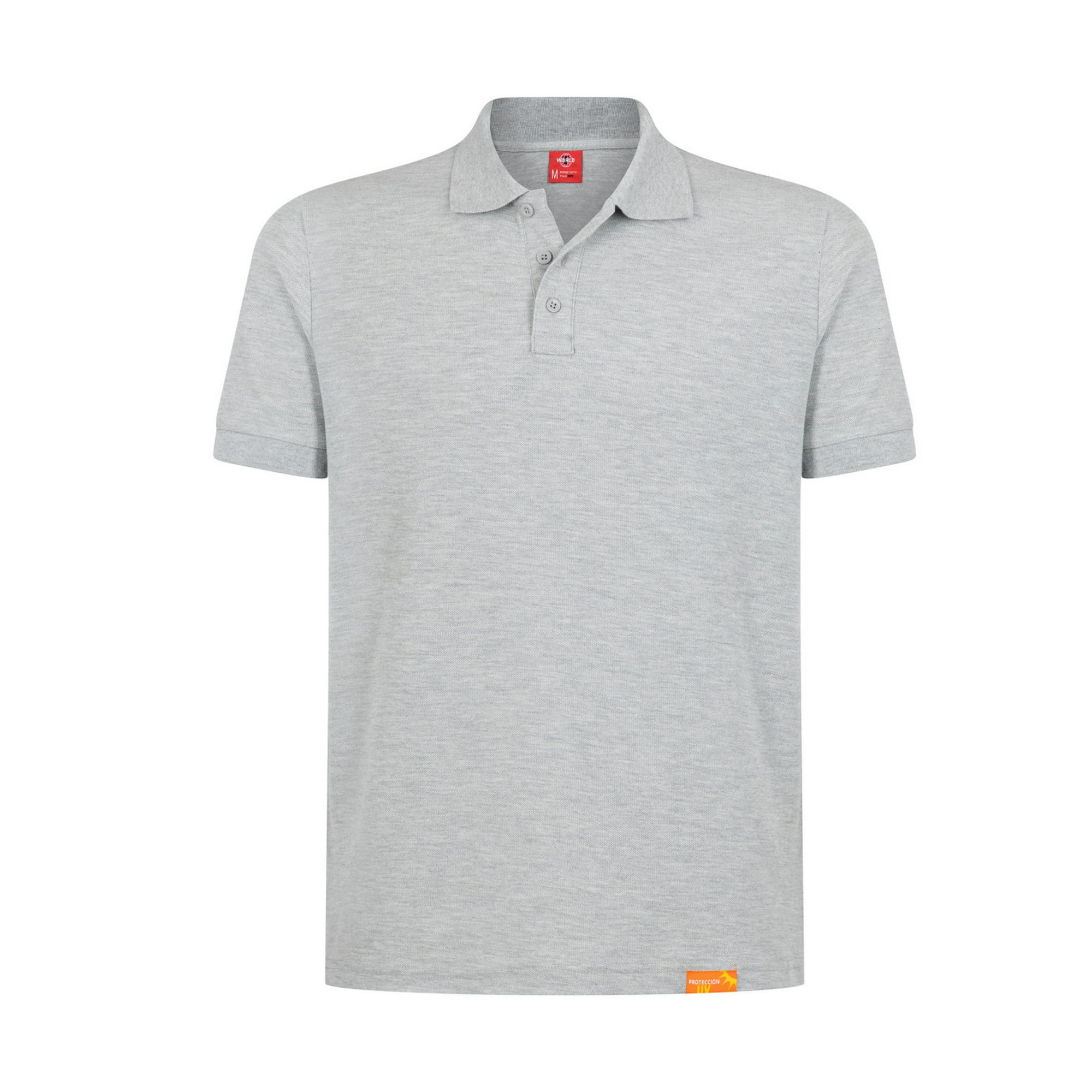T-world - Polera Polo 60% Algodón Manga Corta Hombre Gris
