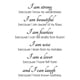 thumbnail image 1 of Decomural I Am Strong Inspirational WS-43001, 1 of 2