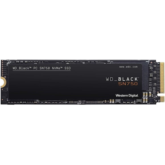 SSD Western Digital WD_BLACK SN750 de 1 TB NVMe Gen3 PCIe M.2