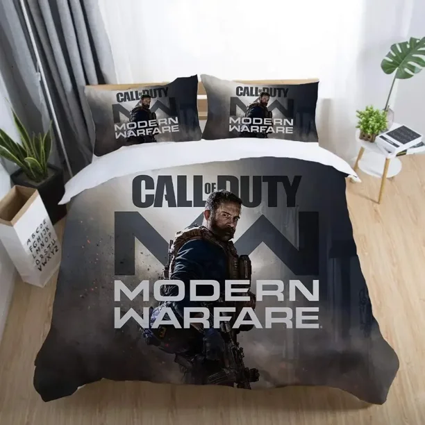 Game Call Of Duty Modern Warfare Bedding Set Boys Girls Size Duvet Cover Pillowcase Bed Kids Adult Home Textileextile Bed Sheets